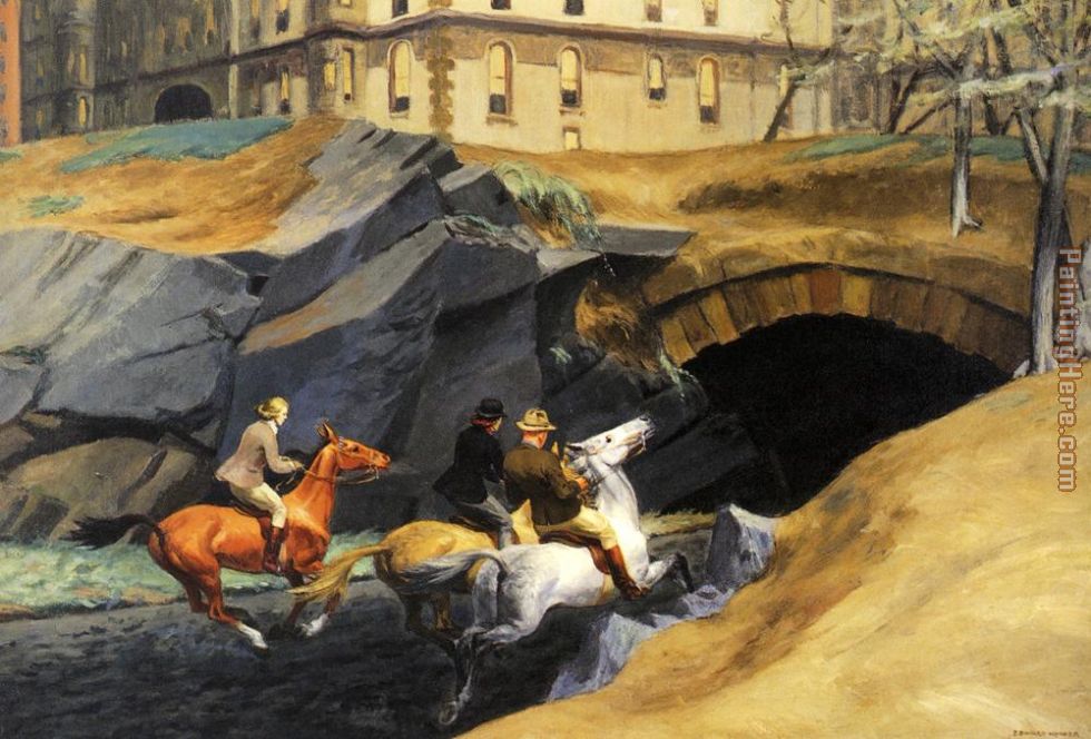 Bridle Path painting - Edward Hopper Bridle Path art painting